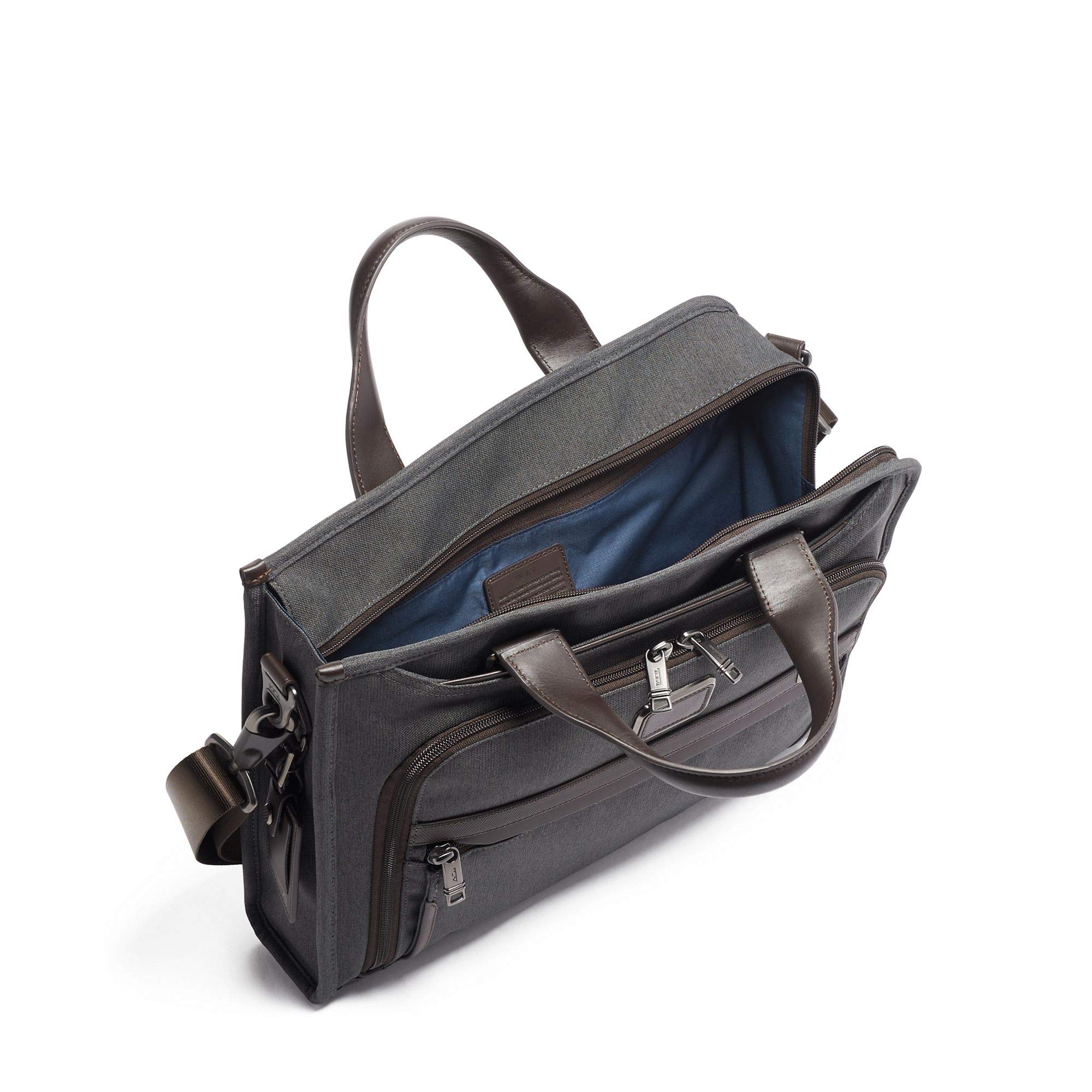TUMI - Alpha 3 Slim Deluxe Portfolio Bag - Organizer Briefcase for Men and Women
