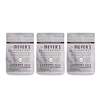 MRS. MEYER'S CLEAN DAY Automatic Dishwasher Pods, Lavender, 20 Count - Pack of 3 (60 Total Pods)