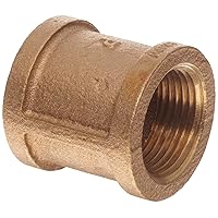 Anderson Metals - 38103-16 Brass Pipe Fitting, Coupling, 1