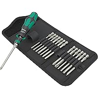 WERA - 05051066001 - Kraftform Kompakt 838 RA-R M Imperial Set 1, 15 Pieces