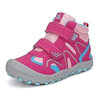 Mishansha Kids Water Resistant Hiking Boots, Boys Girls Anti Collision Anti-Skid Athletic Outdoor Ankle Adventure Trekking Shoes