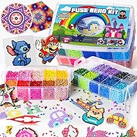 23000 5mm Fuse Beads Kit - 22 Colors | 106 Patterns, Arts and Crafts Decorations, Toys Crafts for Kids, Teens & Adults, Gifts for Girls & Boys Age 5+