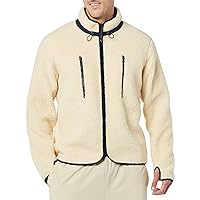 Amazon Essentials Men's Teddy Fleece Full-Zip Jacket