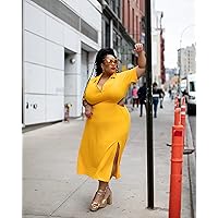 Women's Mango Polo Elbow Sleeve Cutout Dress by @essiegolden