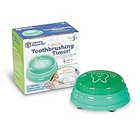 Learning Resources 2-Minute Toothbrushing Timer - 1 Piece, Age 3+ Kids Dental Health, Toddler Toothbrush, Toddler Timer Bathroom, Timer for Kids