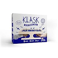 Klask - The Exciting Mix of Air Hockey, Table Football and Magnets, Black