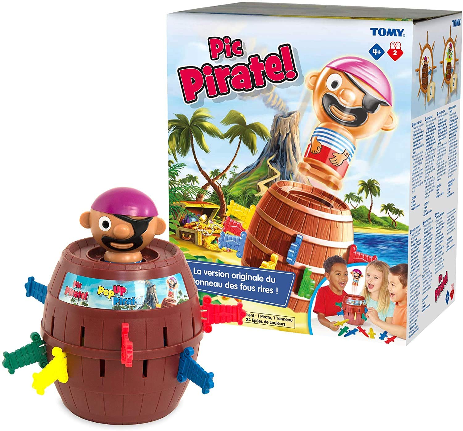 TOMY Pop Up Pirate Board Game - Swashbuckling Kids Games for Family Game Night - Board Games for Kids Ages 4 and Up