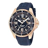 Nautica Men's NAPKMF302 KOH May Bay Blue Silicone Strap Watch