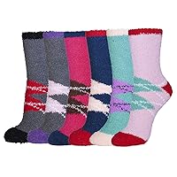 Womens Fuzzy Socks Warm Slipper Socks for Women Winter Fluffy Socks Cabin Socks Women