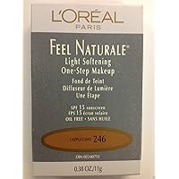 L'oreal Feel Naturale Light Softening One Step Makeup Cappuccino #246 .