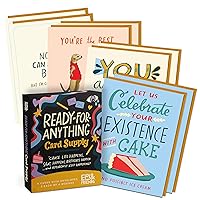Em & Friends Ready for Anything Cards, Boxed Greeting Cards, 8 Assorted Year-Round Cards with Envelopes, (2-02864)