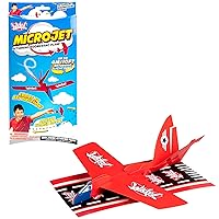 Wicked Microjet | The Flying, Returning Boomerang Stunt Plane by Wicked Vision | Made from Soft Foam for Safe Indoor Play | 4 Metre Flight Range