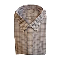 Gold Label Roundtree & Yorke Non-Iron Regular Point Collar Check Dress Shirt G16A0162 Pink Multi