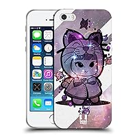 Head Case Designs Space Kitty Suit Kawaii Galaxy Soft Gel Case Compatible with Apple iPhone 5 / iPhone 5s / iPhone SE 2016