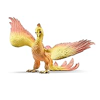 Schleich Bayala Phoenix Mythical Fantasy Action Figure - Kids Imagination Realistic Dragon Creature with Movable Wings for Girls and Boys with Eye and Head Art Details, Gift for Kids Age 4+
