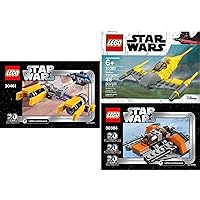 LEGO Star Wars 20th Anniversary Edition Sets (3) Snowspeeder 30384 PODRACER 30461 Naboo Starfighter 30383 Building Set LEGO Bundle Pack (3) Edition Building Set