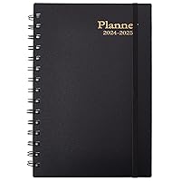 Daily Planner 2024-2025, Weekly and Monthly Planner 2024-2025 Academic Year, January 2024-June 2025 Calander Planner, Spiral Bound, 8.2
