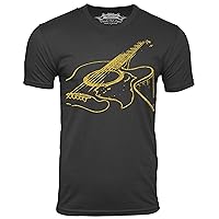 Acoustic Guitar Player T Shirt Cool Musician Tee Music T-Shirt Artistic Tshirt