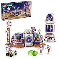 LEGO Friends Mars Space Base and Rocket Set, Science Toy for Pretend Play with 3 Mini-Dolls and Spaceship Toy, Gift for Girls, Boys and Kids Ages 8 and Up who Love Tech and Outer Space Toys, 42605