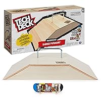 TECH DECK Performance Series, Shred Pyramid Set with Metal Rail and Exclusive Blind Fingerboard, Made with Real Wood, Kids Toy for Boys and Girls Ages 6 and up