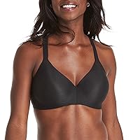 Hanes Women's Wireless Moisture-wicking T-shirt Bra, Wirefree Convertible T-shirt Bra