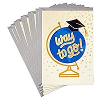 Hallmark Graduation Cards, Way to Go (10 Cards with Envelopes)