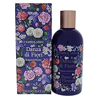 L'Erbolario Dance Of Flowers Shower Gel - Delicate And Sensual - Offers Seductive Essences To The Skin - Has Protective, Toning And Refreshing Properties - Floral Relaxation - Long Lasting - 8.4 Oz