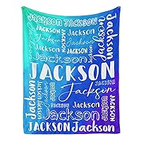 Custom Blanket with Name for Adults Kids Personalized Blanket and Throw Customized Flannel Name Blanket Personalized (Style-2, 30x40)