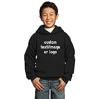 INK STITCH Youth Design Your Own Hooded Custom Hoodie Sweatshirts -26 Colors