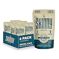 It’s Skinny Angel Hair — Healthy, Low-Carb, Low Calorie Konjac Pasta — Fully Cooked and Ready to Eat Shirataki Noodles — Keto, Gluten Free, Vegan, and Paleo-Friendly (6-Pack)
