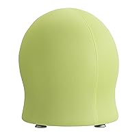 Safco Zenergy Ball Chair, Active Seating, Anti-Burst, Inflatable Chair for Home Office and Classroom, Green Mesh