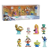 Disney100 Just Play Years of Laughter Celebration Collection Limited Edition 8-Piece Figure Pack, Kids Toys for Ages 3 Up