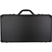 C4102 Barber Stylist Lock Attached Carrying Portable Travel Case Organizer Storage Display, Black Matte (C4102PPAB) , 22x13x4.25 Inch (Pack of 1)