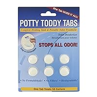 Q5000VP Potty Toddy Tabs - 6/Card