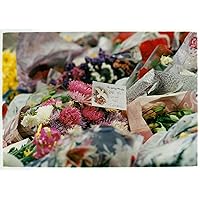 Vintage photo of View of flowers for Princess Diana.