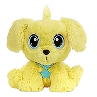 Little Tikes Rescue Tales Babies - Golden Retriever | Soft Cuddly Plush Pet Toy with Collar, Tag, Doghouse, Stickers, Activities | Ages 3+