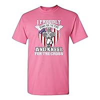 I Proudly Stand for The Flag Kneel for The Cross DT Adult T-Shirt Tee