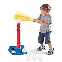 T-Ball Set, Red, 5 Balls, for Toddlers Ages 18+ Months – Amazon Exclusive