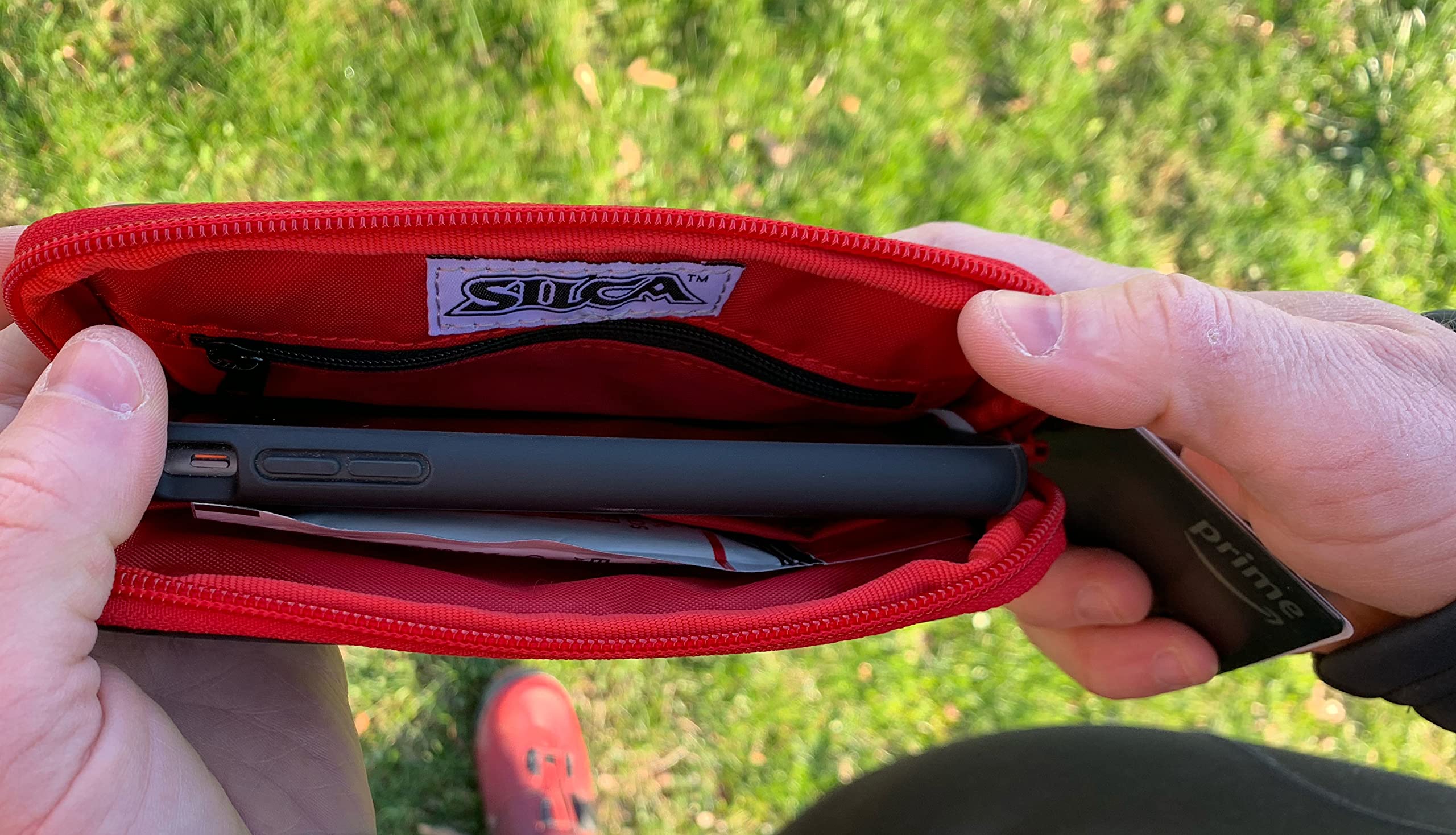 SILCA Borsa ECO | Water Resistant Travel Wallet | Jersey Pocket Wallet | Single Pocket Essentials Phone Pouch | Bike Travel Cases | Riding Wallet | Cycling Wallet