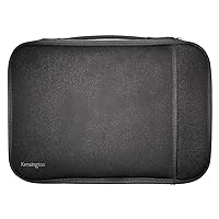 Kensington 14-Inch Laptop Chromebook Sleeve with Storage Pocket (K62610WW),Black