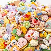 120Pcs Slime Charms Kawaii Candy Resin Charms 3D Cute Nail Charms Mini  Flatback Beads Gummy Bear Charms Bulk Resin Jewelry Making Candy  Embellishments Supplies for Cell Phone Scrapbooking DIY Crafts 