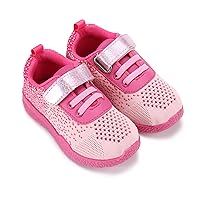 Mallofusa Toddler Running Shoes Boys Girls Lightweight Breathable Sneakers Washable Strap Athletic Tennis Shoes for Kids' Running Walking