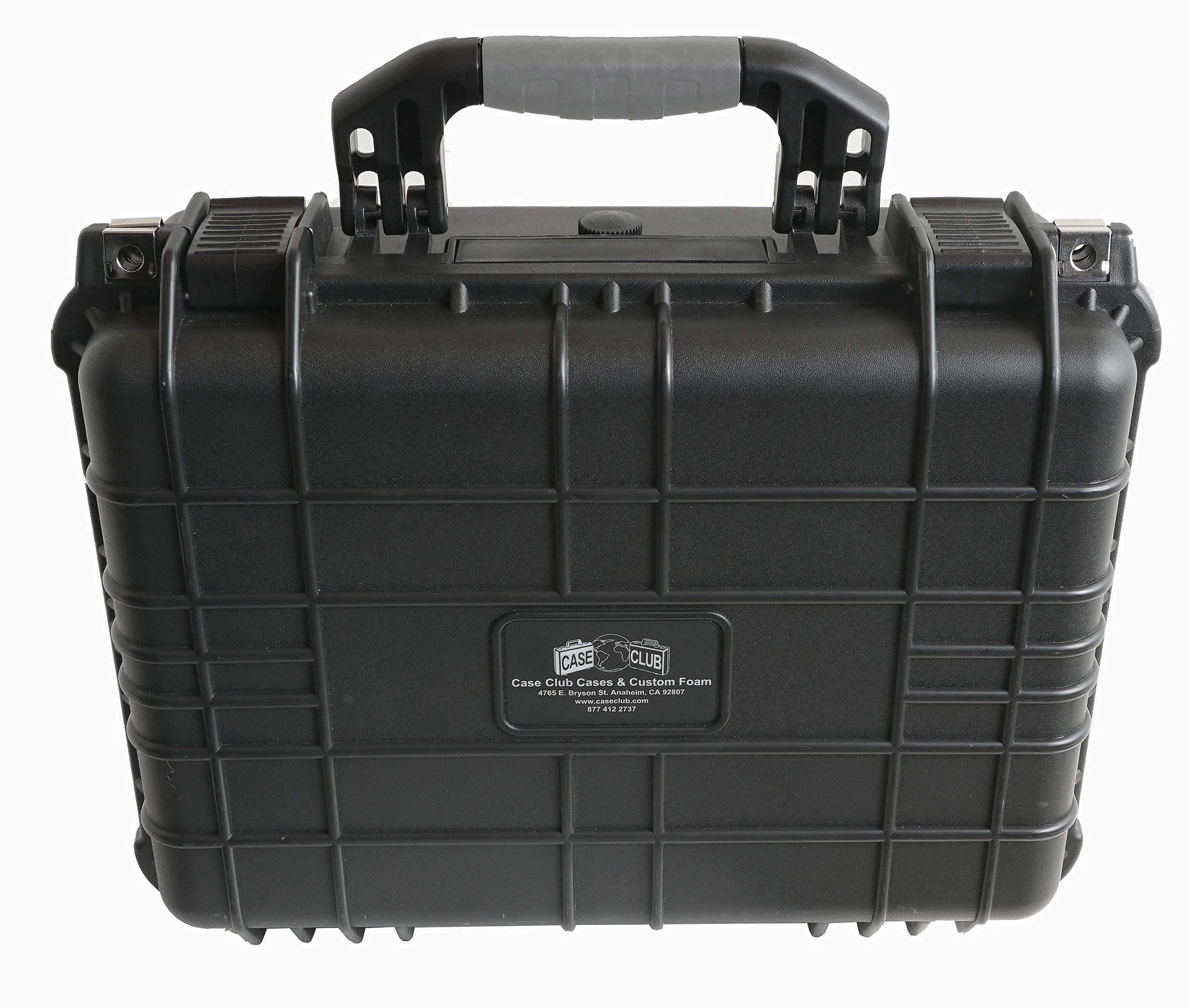 Case Club Case to Fit Meeting Owl - Heavy Duty Waterproof Case Fits Meeting Owl Standard, Pro, 2 or 3- Pre-Cut Foam is Ready To Go Out of The Box- Holds Expansion Mic, Cords, Accessories & Lock Adapter