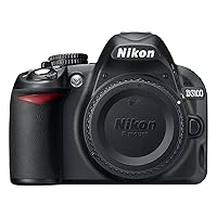Nikon D3100 14.2MP DX-Format CMOS DSLR Digital Camera Body Only (No Lens) - (Black)