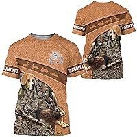 ThuhaTree Store Personalized Rabbit Hunting Full T-Shirt 3D S-5XL, Gift for Hunter, Rabbit Hunting Shirts, Rabbit Hunting Mens Shirt, Rabbit Hunting T Shirt, Beagle Shirt Multicolor