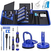 STREBITO Precision Screwdriver Set 191-Piece + 2-Piece Suction Cups Bundle, LCD Screen Remover for Computer, iPhone, Laptop, Cell Phone, Macbook, PS4/5, Tablet and Electronics Repair