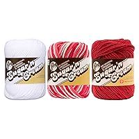 Sugar'N Cream Yarn - Solids-Country Red