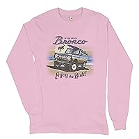 Ford Bronco Long Sleeve Novelty T-Shirt Enjoy The Ride Offroad SUV Licensed