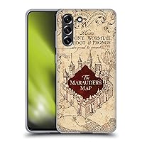 Head Case Designs Officially Licensed Harry Potter The Marauder's Map Prisoner of Azkaban II Soft Gel Case Compatible with Samsung Galaxy S21 FE 5G