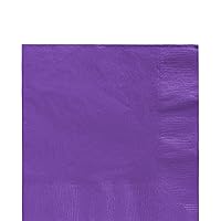 New Purple Luncheon Napkins - 6 1/2